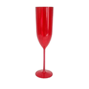 TACA CHAMPANHE VERMELHO TRANSPARENTE 01 PCT X 05 UN X 140 ML